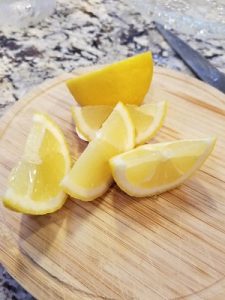 lemon wedges